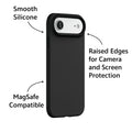 iPhone Air Case - Silicone MagSafe Anti-Slip | Venture Series by Zerodamage Sahara Case LLC