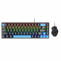 Wired Gaming Keyboard & Mouse Combo - Anti-Ghosting Multi-Key, 68 Keys by Zerodamage Sahara Case LLC