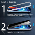 ZeroDamage Privacy Screen Protector (2-Pack) - iPhone 13 mini by Zerodamage Sahara Case LLC