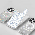 iPhone 16 Pro Max Case with Swappable Floral & Marble Designs - Wireless Charging | Inspire Series by Zerodamage Sahara Case LLC