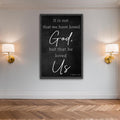 1 John 4:10 Faith Sign V by Tailored Canvases
