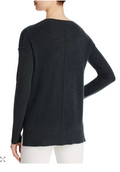 Aqua Cashmere High Low Cashmere Sweater by Vanessa Jane