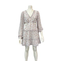 Lulus Womens V-Neck Floral Backless Dress, Large by Vanessa Jane