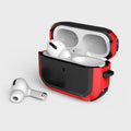 Armor Series Black Red Case - Apple AirPods Pro 2 (2nd Generation) by Zerodamage Sahara Case LLC