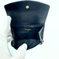 Chanel Black Leather Bifold Wallet by Bolt Boutique