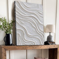 Minimalist Ocean Wave Wall Art by Tailored Canvases