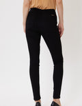 High Rise Basic Ankle Skinny Jeans - Black by Boutique 23