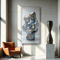 Eternal Love Figure Abstract Wall Art II by Tailored Canvases