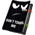 "Don't Touch Me" PU Leather Tri-Fold Folio Case - Amazon Fire HD 10 by Zerodamage Sahara Case LLC