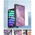 Inspire Series Purple Marble Folio Case - iPad Mini by Zerodamage Sahara Case LLC