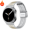 Luxury Stainless Steel Integrated Band for Samsung Galaxy Watch 8 & 7 I 40MM, 44MM, 46MM, 47MM by Arleathercraft