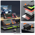 Wired Gaming Keyboard & Mouse Combo - Anti-Ghosting Multi-Key, 7-RGB Backlights by Zerodamage Sahara Case LLC