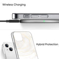 White Marble Series Case - iPhone 13 Mini by Zerodamage Sahara Case LLC