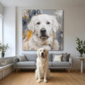 Customized Pet Portrait Abstract Wall Art by Tailored Canvases
