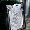 3D Wolf Wall Art III by Tailored Canvases