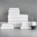 12-Piece: Bibb Home Egyptian Cotton Towel Set by DailySale