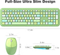 Wireless Keyboard and Mouse Combo with Lime Green Flush Keys by Zerodamage Sahara Case LLC