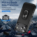 iPhone 17 Pro Case - Heavy-Duty Kickstand, Military-Grade, Anti-Slip | Raider Series by Zerodamage Sahara Case LLC