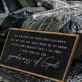 Goodness Of God Faith Sign by Tailored Canvases