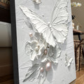 White Butterfly Wall Art by Tailored Canvases