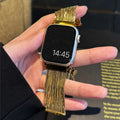 Steel Apple Watch Band Series 11/10/9/8/7/6/5/4/ SE / Ultra 1/2/3 by Arleathercraft