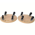 2-Piece: Furniture Moving Dolly Heavy Duty Wood Rolling Mover by DailySale