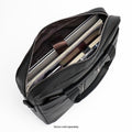 Genuine Leather Business Bag Briefcase - Laptops up to 16-inch by Zerodamage Sahara Case LLC
