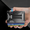 iPhone MagSafe Wallet - Heavy-Duty Card Holder (15 Cards, Carbon Black) | Raider Series by Zerodamage Sahara Case LLC