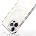 Inspire Series White Marble Case - iPhone 14 Pro Max - CP00367 by Zerodamage Sahara Case LLC