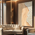 Beige Beach Coastal Wall Art by Tailored Canvases
