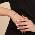 Classic Sapphire Evil Eye Bracelet by Fine Color Jewels