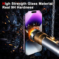 iPhone 15 Plus Privacy Tempered Glass Screen Protector - 2-Pack, Anti-Spy | ZeroDamage by Zerodamage Sahara Case LLC