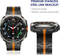 Steel Samsung Galaxy Ultra Watch Band 47MM by Arleathercraft