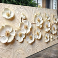 White Blossom Serenade Wall Art by Tailored Canvases