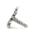 Antiqued Silver Snake Toe Ring by Fine Color Jewels