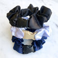 Power Trio - 3-Pack Neutral Buckle Scrunchies Bundle - No Snagging, No Tangles by Buckle Scrunchies by RE.STATEMENT