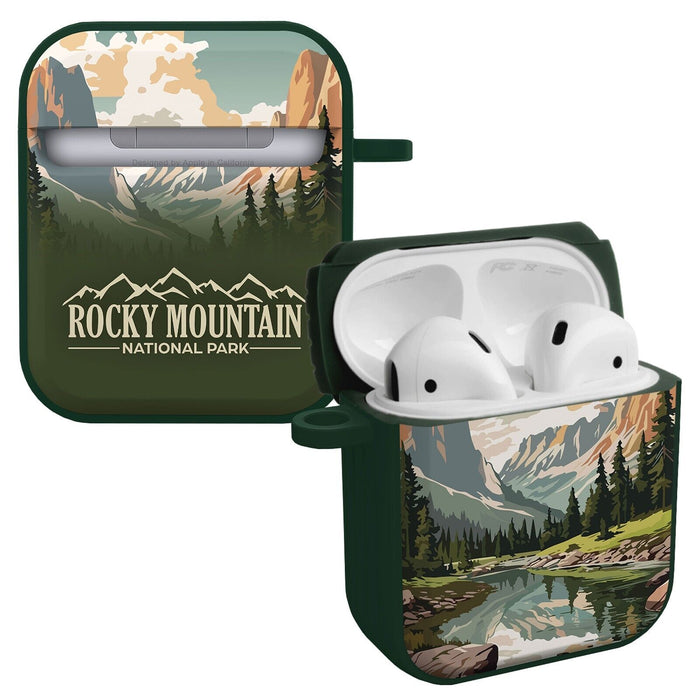 National Parks Rocky Mountain HDX Apple Airpods Gen 1 & 2 Case Cover by Affinity Bands