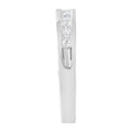 IGI Certified 1/2 Cttw Princess Cut Diamond 18K White Gold Channel Set Half Eternity Style Wedding Band Ring (H-I Color, SI2-I1 Clarity) - Size 4-1/2 by Bids.com