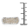 0.42 Carat Genuine White Diamond .925 Sterling Silver Ring by Bids.com