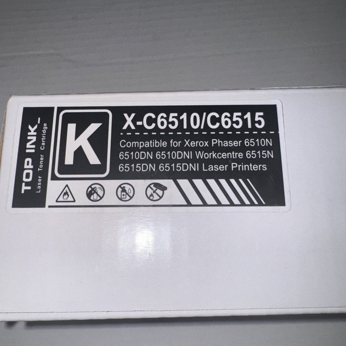 Top Ink X-C6510 Black Toner Cartridge by Price Is Right Miami
