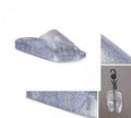 I.n.c. Glitter Jelly Pool Slides, Silver Glitter by Vanessa Jane