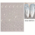 5D Embossed Three-dimensional Nail Stickers by DailySale