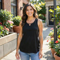 E M Sleeveless Layering Tank Top, Size L by Vanessa Jane
