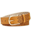 International Concepts Floral Perforated Belt by Vanessa Jane
