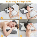 Ergonomic Memory Foam Neck Pillow – Slow Rebound, Back & Side Sleeper by DailySale