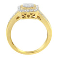 10KT Yellow Gold Diamond Cocktail Ring (5/8 cttw, H-I Color, SI2-I1 Clarity) by Bids.com