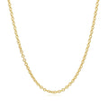 14k Yellow Gold Round Cable Link Chain 1.9mm by Bids.com