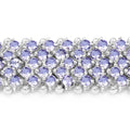 14.70 Carat Genuine Tanzanite .925 Sterling Silver Bracelet by Bids.com