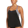 Nike Micro-Stripe Layered Tankini Top by Vanessa Jane