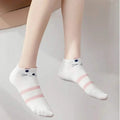 5-Pairs: Pink Kitty Crew Socks by DailySale
